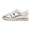 Michael Kors Metallic Logo Trainer in Gold (silver) - Lyst