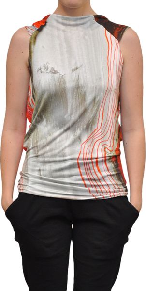 Todd Lynn Printed Viscose Hausa Top - Lyst