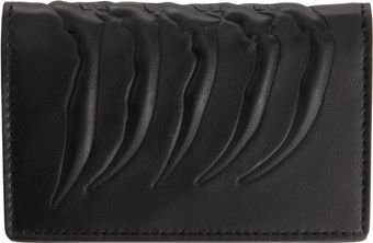 Alexander McQueen Spine Billfold Card Case Holder - Lyst