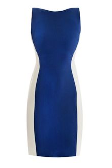 Antonio Berardi Fitted Colourblock Dress - Lyst