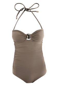 Chloé Ruched Side Swimsuit - Lyst