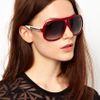 Gucci Red and White Square Aviator Sunglasses in Red (hd8redwhite) - Lyst