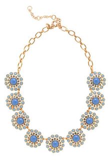 J.Crew Crystal Circle Necklace - Lyst