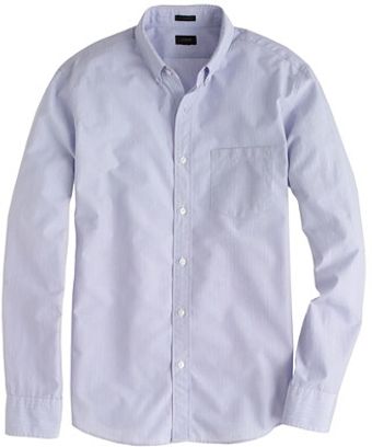 J.Crew Slim Secret Wash Shirt in Frosted Plum Stripe - Lyst