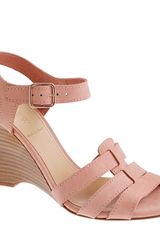 J.Crew Esther Nubuck Gladiator Wedges