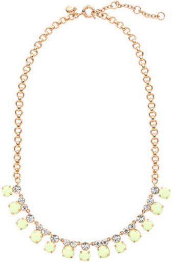J.Crew Crystal and Cabochon Necklace - Lyst