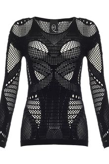 McQ by Alexander McQueen Mesh Top - Lyst