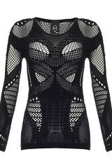 McQ by Alexander McQueen Mesh Top