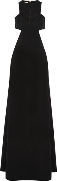 Michael Kors Cutout Stretch-wool Gown - Lyst