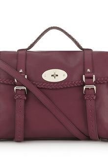 Mulberry Woven Trim Oversized Alexa Bag - Lyst