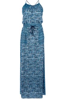 Pinko Lovesong Printed Maxi Dress - Lyst