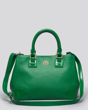 Tory Burch Satchel Robinson Mini Square - Lyst
