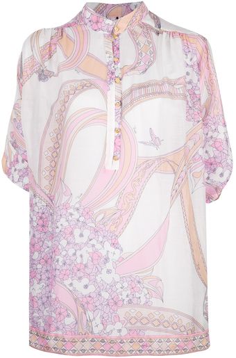 Emilio Pucci Oversized Blouse - Lyst