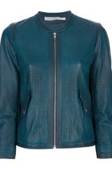 Etoile Isabel Marant Calvin Perforated Leather Jacket
