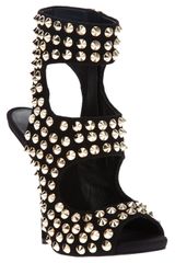 Giuseppe Zanotti Studded Cut Out Sandals