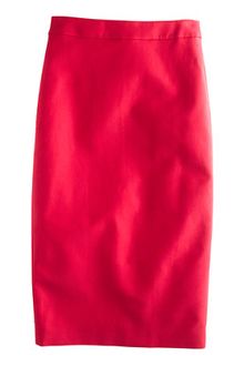 J.Crew Long No 2 Pencil Skirt in Doubleserge Cotton - Lyst
