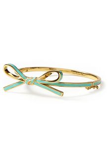 Kate Spade Skinny Mini Bow Bangle - Lyst