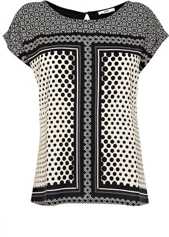 Oasis Spot Print Tee - Lyst