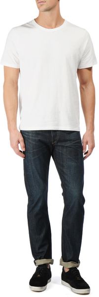 Rag & Bone Basic Tee White Pima Cotton - Lyst