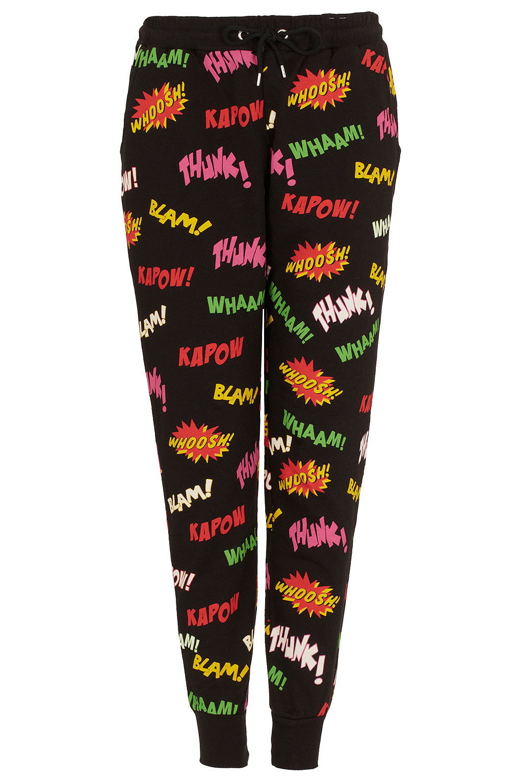 graffiti print joggers