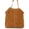 Topshop Large Box Chain Day Bag in Brown (tan) - Lyst