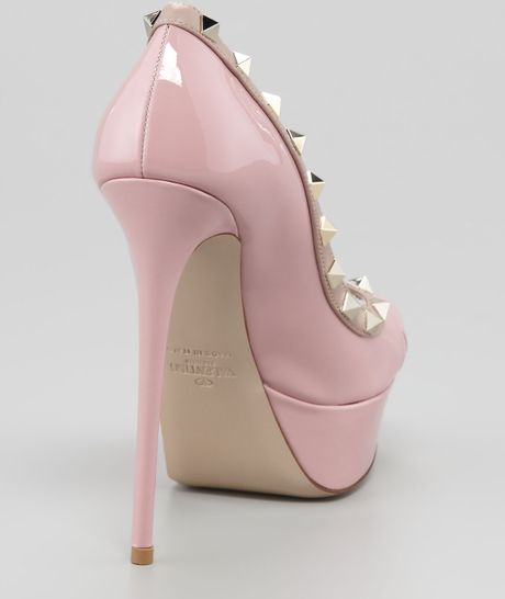 valentino pink platforms