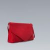 Zara Suede Messenger Bag in Red - Lyst