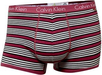 Calvin Klein Tri Colour Stripe Underwear Trunk - Lyst