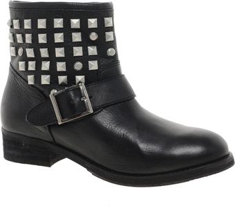 Dune Punkrock Studded Biker Boots - Lyst