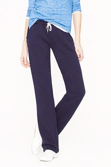 J.Crew Wideleg Fleece Pant - Lyst
