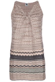 M Missoni Knit Striped Dress - Lyst