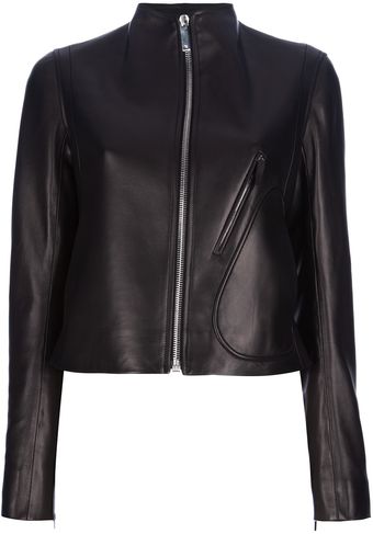 The Row Asymmetric Biker Jacket - Lyst