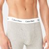Calvin Klein Stretch Cotton Boxer Briefs 2pack in Gray for Men (heather grey) - Lyst