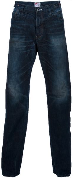 PRPS Distressed Straight Leg Jeans - Lyst