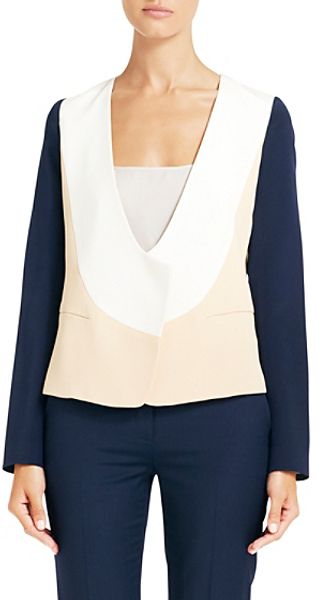 Diane Von Furstenberg Feriha Colorblock Blazer - Lyst