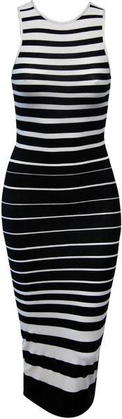 Jane Norman Sleeveless Vest Maxi Dress - Lyst
