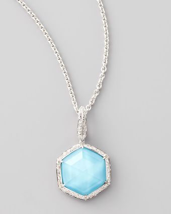 Stephen Webster Deco Mini Hexagon Pendant Necklace - Lyst