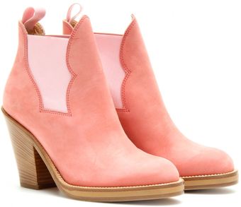 Acne Star Suede Ankle Boots - Lyst