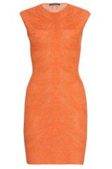 Alexander McQueen Intarsia Knit Dress