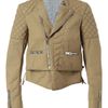 Balenciaga Quilted Motorcycle Jacket in Khaki - Lyst