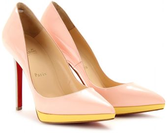 Christian Louboutin Pigalle Plato 120 Patent Leather Pumps - Lyst