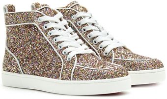 Christian Louboutin Rantus Orlato Glitter Sneakers - Lyst