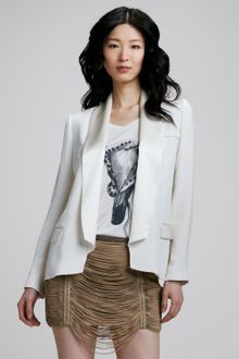 Haute Hippie Crepe Tuxedo Blazer - Lyst