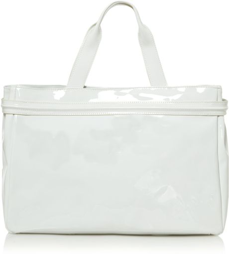 armani bag white