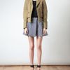 Balenciaga Quilted Motorcycle Jacket in Khaki - Lyst