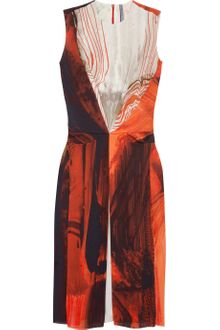 Todd Lynn Kamba Printed Silk-Crepe Dress - Lyst