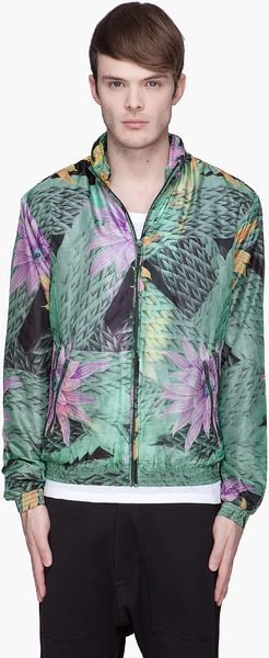 Y-3 Plant Print Hooded Windbreaker - Lyst