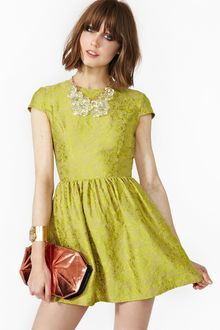 Nasty Gal Brocade Dress - Lyst