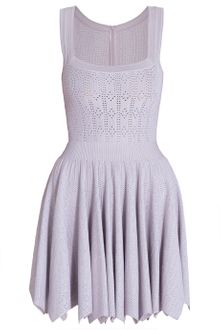 Alaïa Mantille Square Neck Dress - Lyst