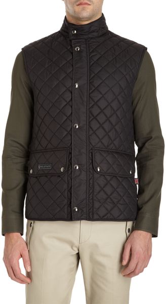 Belstaff Quilted Warmer Vest - Lyst